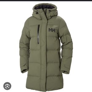 Green Helly Hansen Adore Puffy Parka